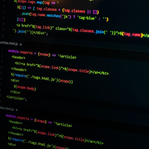 Javascript code on a screen